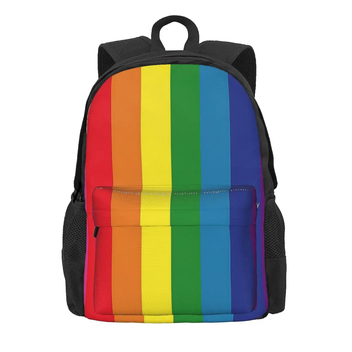 

Rainbow Gay Pride Lgbt Women Backpack 3D Trend Children School Bag Colorful Laptop Mochila Teenage Waterproof Travel Rucksack
