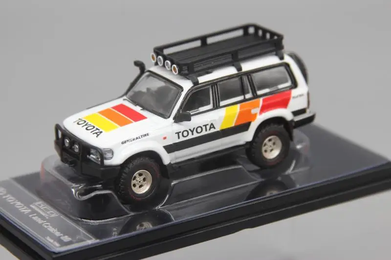 

GCD 1:64 off-road vehicle model Land Cruiser LC80 Cool Luze TRD big feet for Toyota