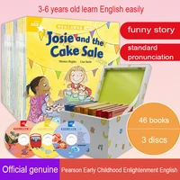 46 books pearson childrens enlightenment english with cd rom level b childrens 0 3 6 years old picture book