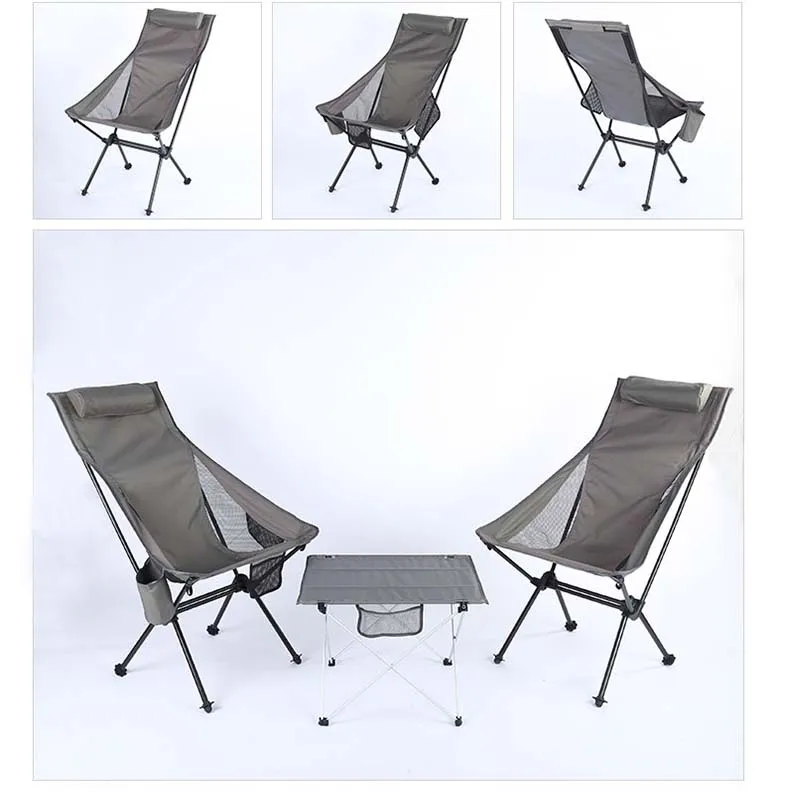 Outdoor Folding Chair Travel Fishing Chair Aluminum Alloy Low-back Folding Chair Portable Ultra-light Fishing Chair Beach Chair enlarge