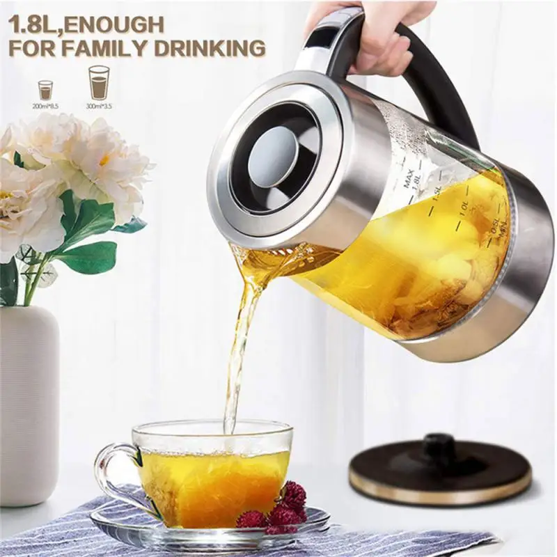 

Water Kettle New Hot Sales Electric Kettle Fast Hot Boiling Transparent Coffee Hot Water Boiler Home Appliance Kettle Household