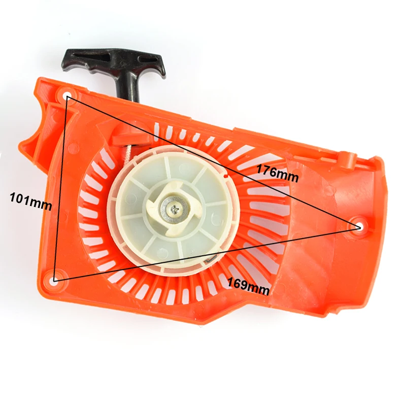 

Аксессуары для оборудования стартер для пилы стартер двигатель для садового двигателя 38CC оранжевый наружный Пуск