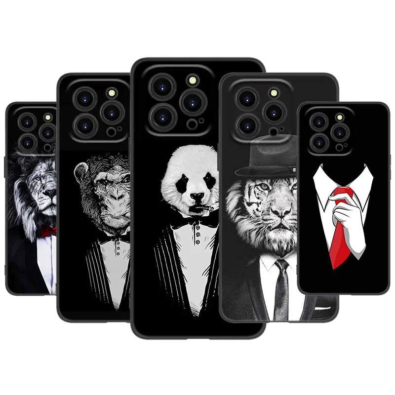 Мужской костюм рубашка галстук чехол для телефона Apple iPhone 12 13 Mini 11 Pro Max XR X XS MAX 8 7 6S 6