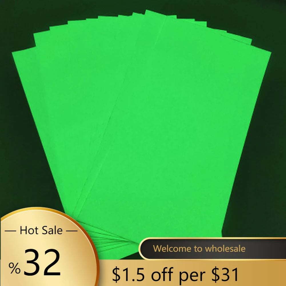 Luminous Fishing Lure Stickers 10pcs/ 20X10cm Luminous Sticker Fishing Lure DIY Material Accessories Fast Fishing