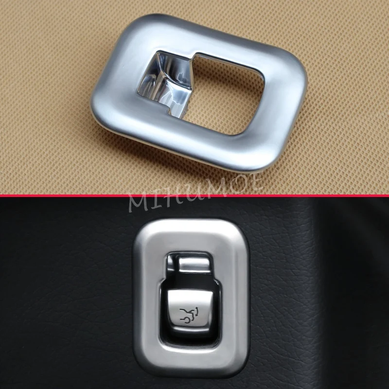 

Задний багажник автомобиля, кнопка переключения двери, накладка, наклейка для Mercedes Benz GLC C Class X253 C253 W205 S205 C205, матовый хром