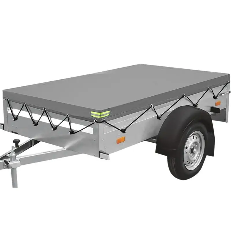 

Крышка для жилого прицепа Ripstop Top, крышка для трейлера RV с защитой от УФ-лучей, сверхпрочная дышащая крышка для жилого прицепа с дополнительными ремнями и желобом