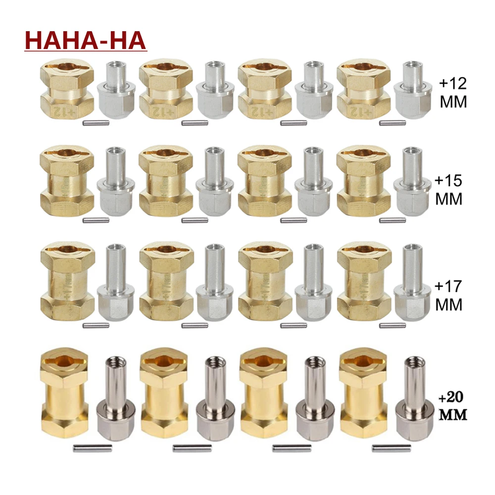 

Набор латунных шестигранных адаптеров для удлинителя колеса для радиоуправляемого гусеничного осевого колеса SCX10 Wraith CC01 TF2, 4 шт. + 12 мм 15 мм 17 мм