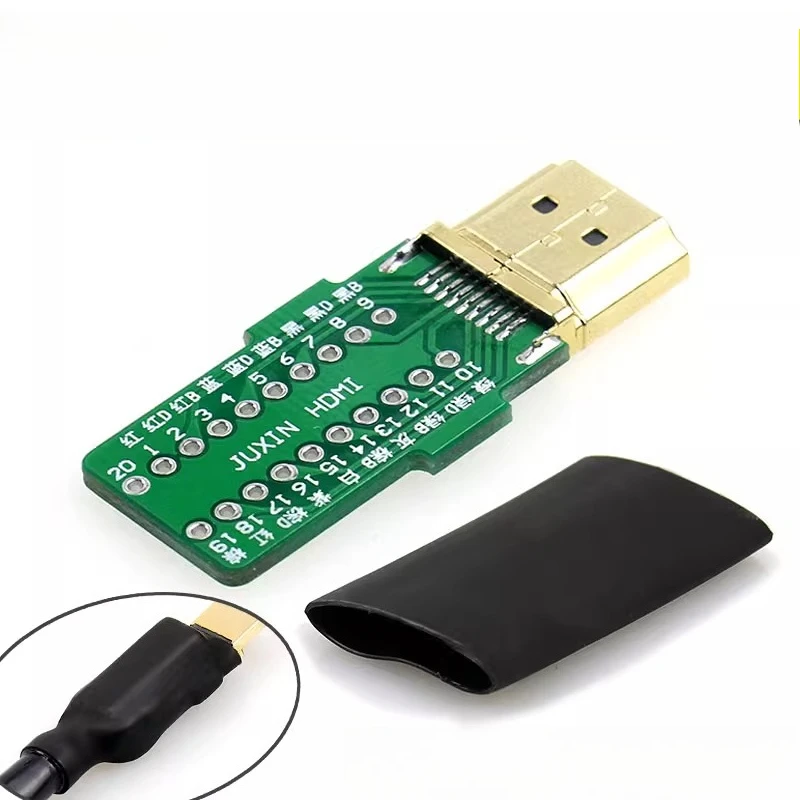 

HDMI разъем без пайки 2.0