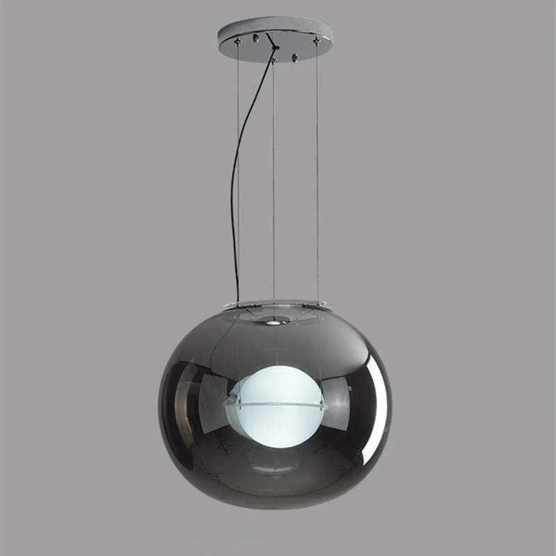 

Современные светодиодные подвесные лампы в скандинавском стиле, дизайнерский стеклянный светильник для столовой, спальни, кабинета, бара, декоративное освещение в стиле лофт, подвеска