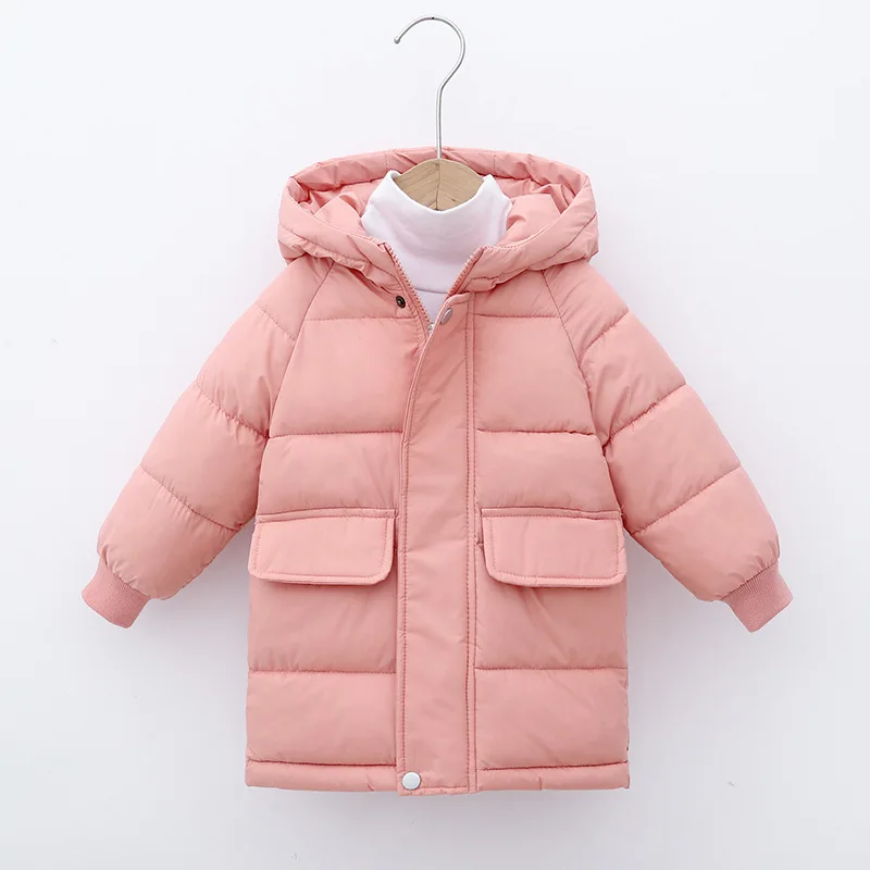 Free Hat 2-12Years Russian Winter Children's Thicken Down Coat Clothes For Girls Boys Hooded Parka Warm Jackets Clothing Kids