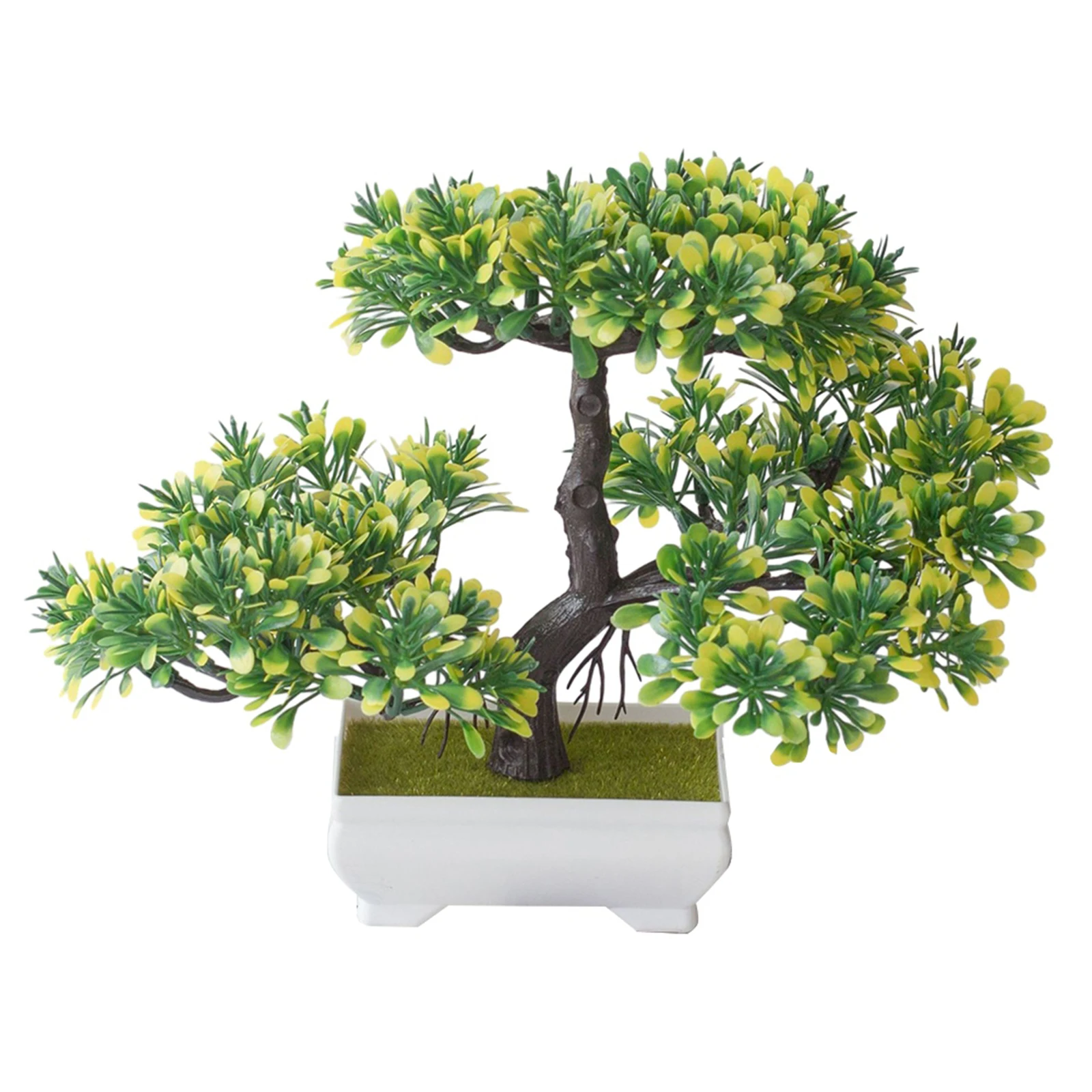 

Artificial Plant Bonsai Plastic Small Tree Pot Fake Plant Flower Potted Ornaments For Home Room Table Garden Hotel Table Decor
