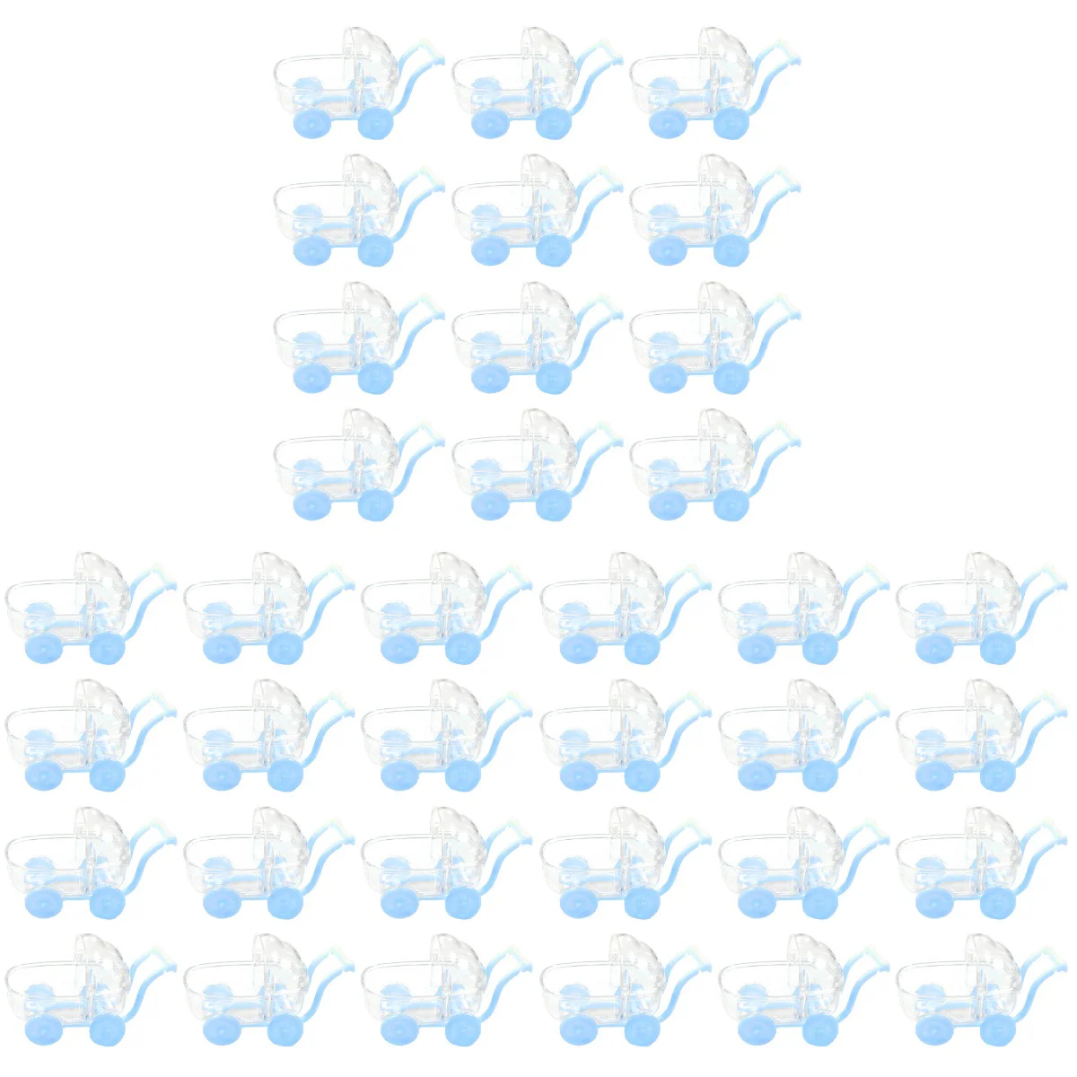 

Box Candy Toys Boxes Clear Favor Party Treat Wedding Transparent Kids Christmas Trolley Shopping Mini Gift Carts Cookie