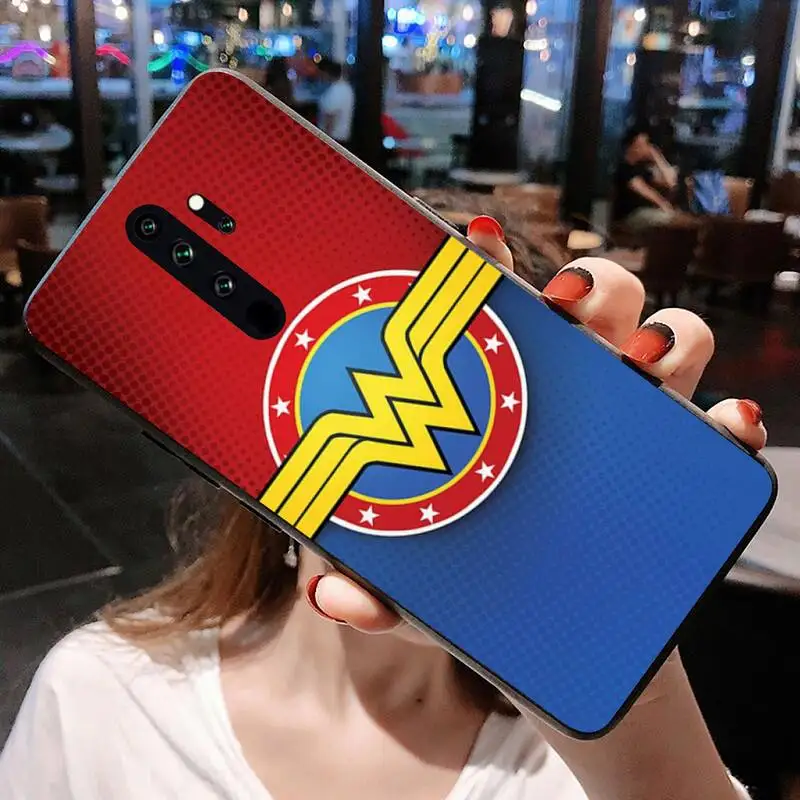 Флэш-Бэтмен Супермен Чудо-Женщина чехол для телефона Redmi 9A K20 K30 K40 Note 11E 11S 11 10 9 Pro