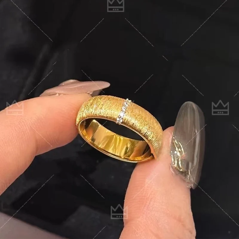 Женское Минималистское Золотое Кольцо С Фианитом Винтажное Элегантное