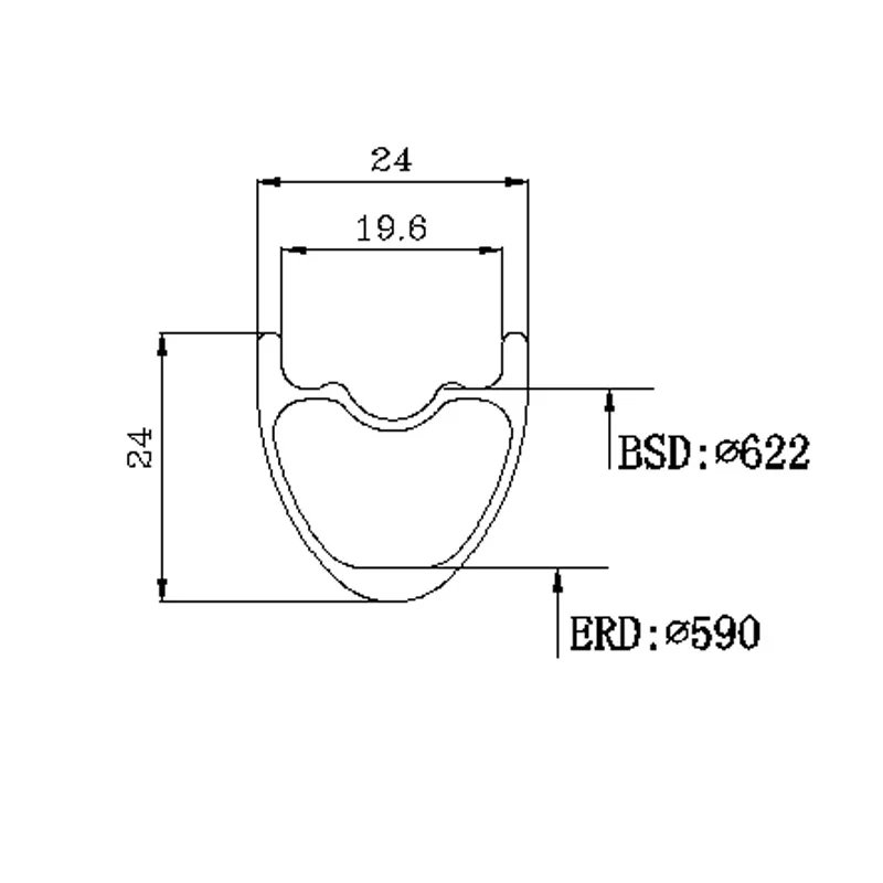 LIENGU 250g горный велосипед XC 29er 24 мм бескамерный фотовелосипед Глубокий кольцо для