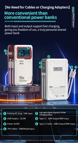 Магнитный беспроводной внешний аккумулятор для iphone с разъемом и кабелем Быстрая зарядка ugreen Magsafe внешний запасной аккумулятор для мобильного телефона xiaomi кемпинг внешний аккумулятор пауэр банк повербанк