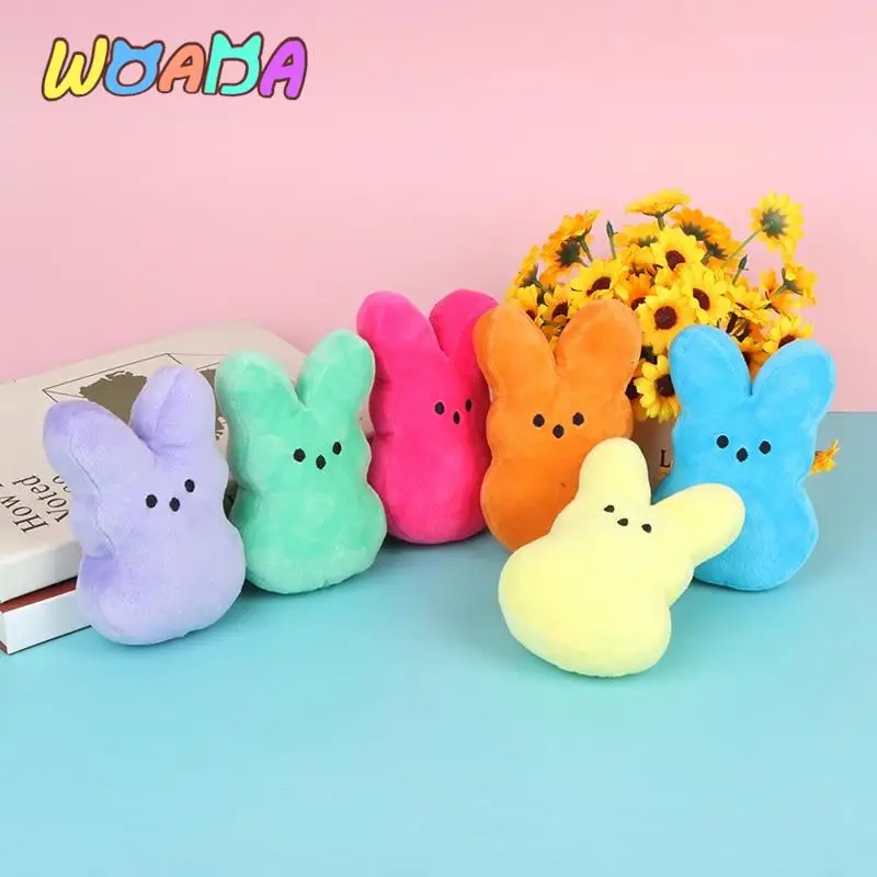 

15cm Cute Plush Bunny Rabbit Peep Easter Toys Simulation Stuffed Animal Doll For Kids Children Soft Pillow Gifts Girl Toy 1piece