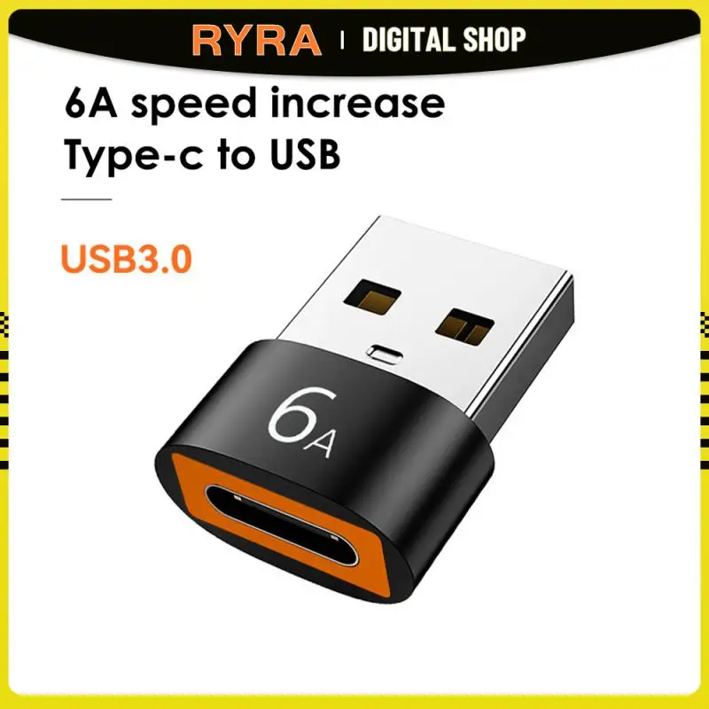

Кабель-преобразователь RYRA Type-C на Micro Usb, 6 А, высокоточный адаптер для быстрой зарядки для смартфонов MacbookPro, Xiaomi, Samsung