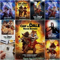 chip n dale rescue rangers 1000 piece jigsaw puzzles disney cartoon movie puzzle paper decompress educational toys gifts