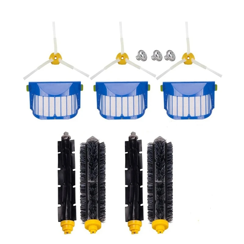 

Replacement Parts for IRobot Roomba 600 Series 610/620/630/650/680 Roller Brush Side Brush Filter Accessories