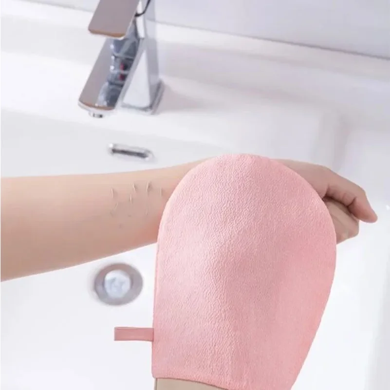 Фото 1 шт. Двусторонняя отшелушивающая перчатка-мочалка Magic Peeling Glove для удаления загара, скидка на вторую единицу №5