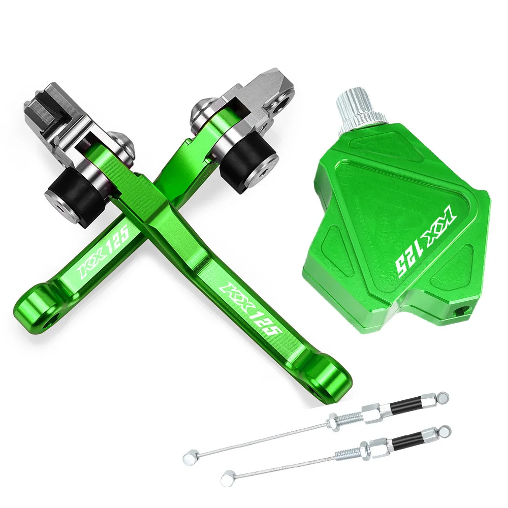 

Motorcycle CNC aluminum Dirt Bikes Easy Pull Clutch Lever Brake Lever System Set Fit for KAWASAKI KX125 KX 125 KX-125 2001-2005