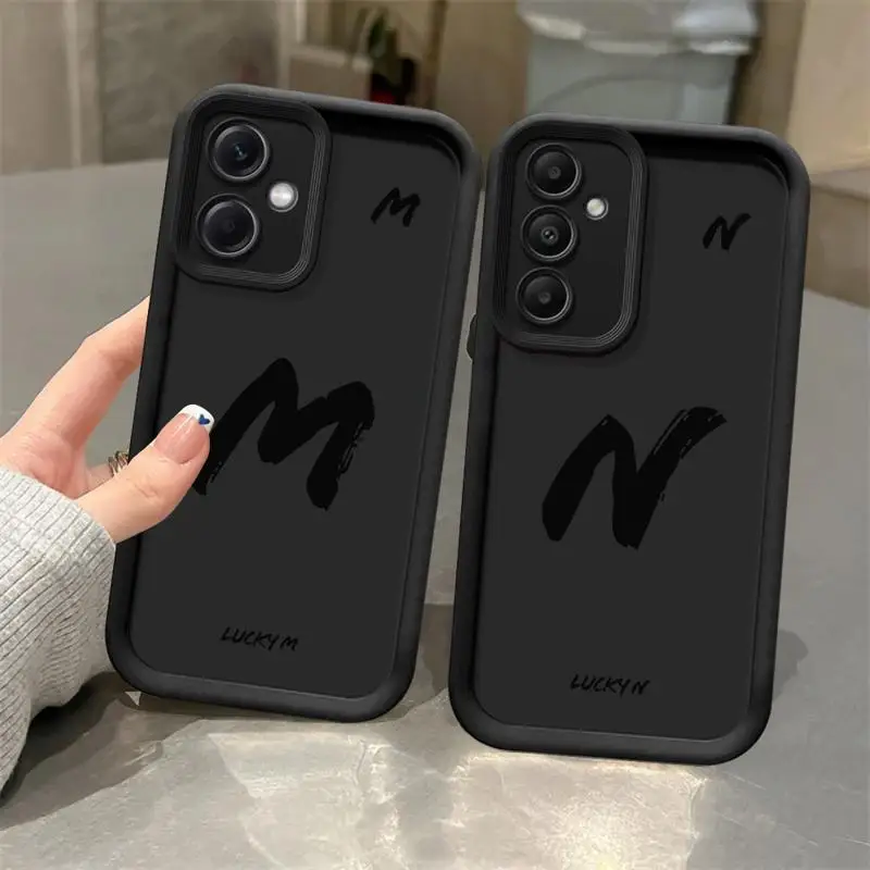 Чехол с черными чернилами для телефона Redmi Note 12 13 10Pro 11 10 12S 13pro 4G 11S 12Pro