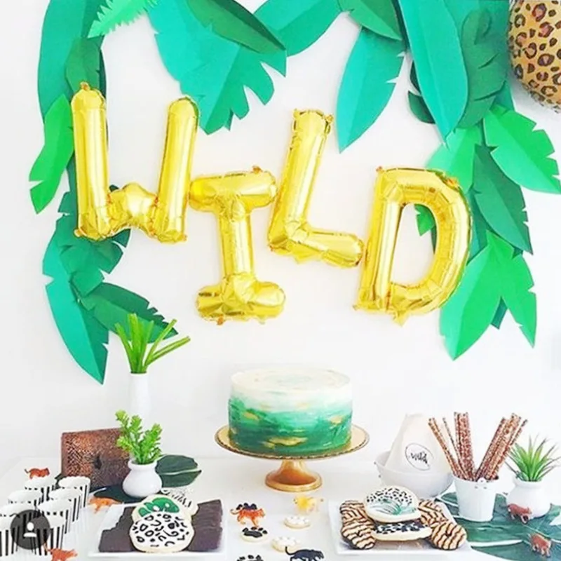 Большая арка для воздушных шаров с золотыми буквами и надписью Wild One Набор