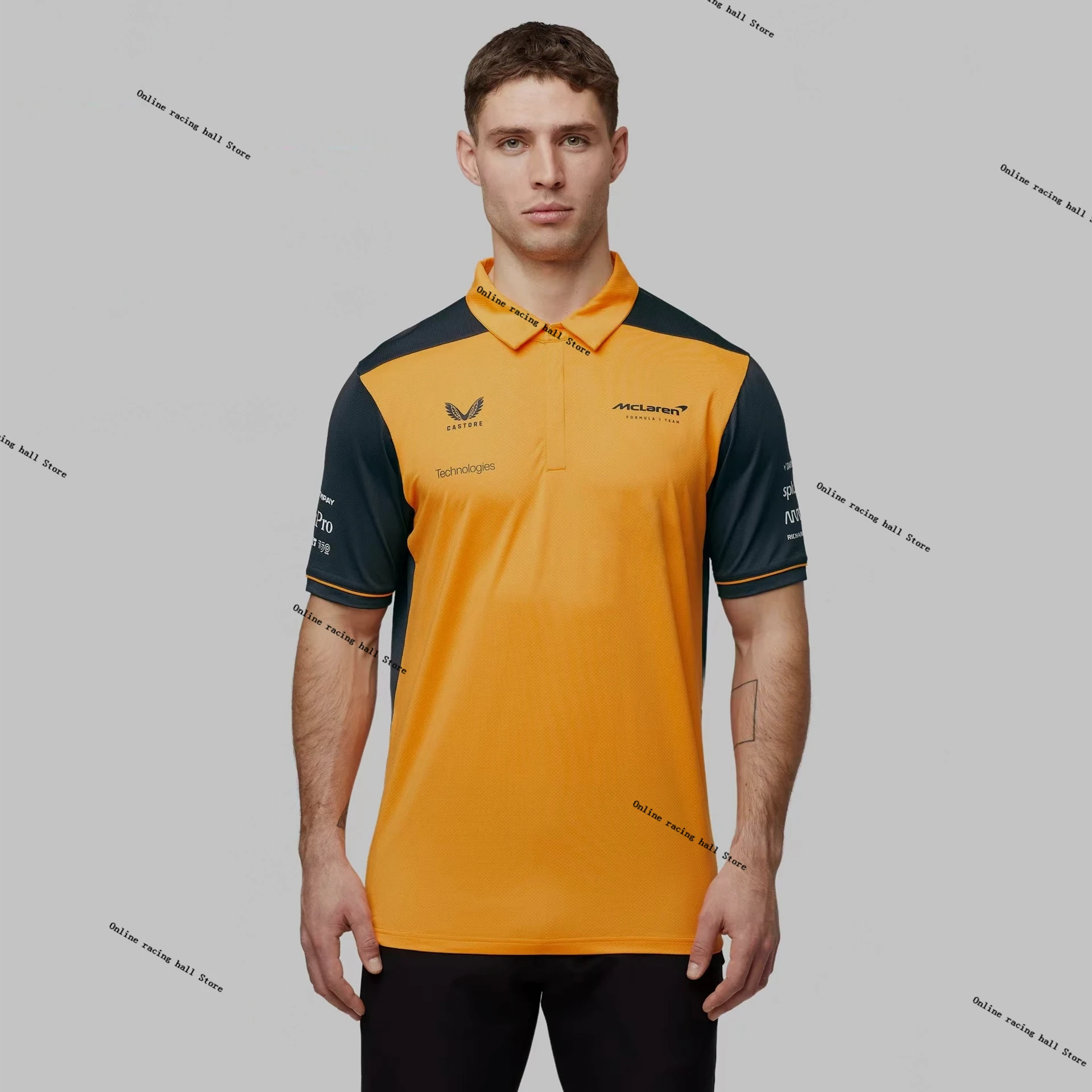 

McLaren 2022 Team Polo Latest Formula One Official Website Hot Sale Polos Racing Suit Shirt F1 GT Racing Plus Size 3D Shirt