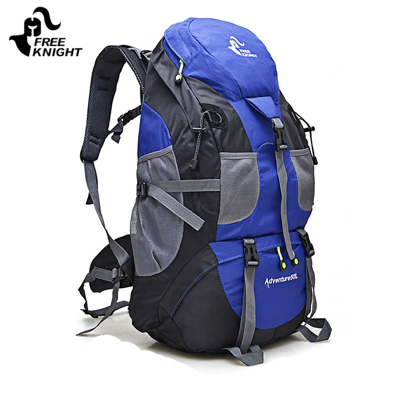 

FREE KNIGHT 50L Hiking Backpack Men Outdoor Rucksack Camping Trekking Waterproof Sports Bag Climbing Travel Backpacks Bag Women