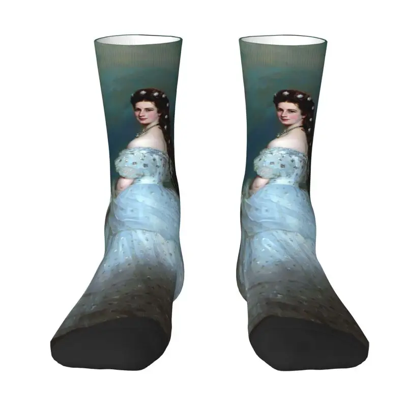 

Cool Portrait Of Empress Elisabeth Of Austria Socks Women Men Warm 3D Printed Franz Xaver Winterhalter Sports Football Socks