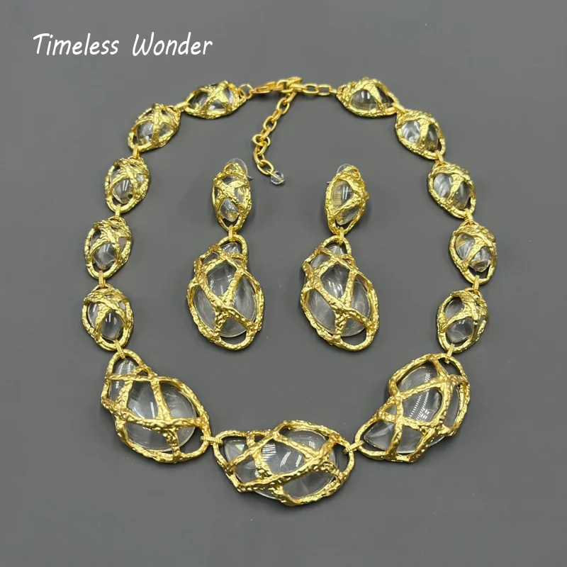 

Женское Ожерелье с гео-эффектом, в стиле ретро