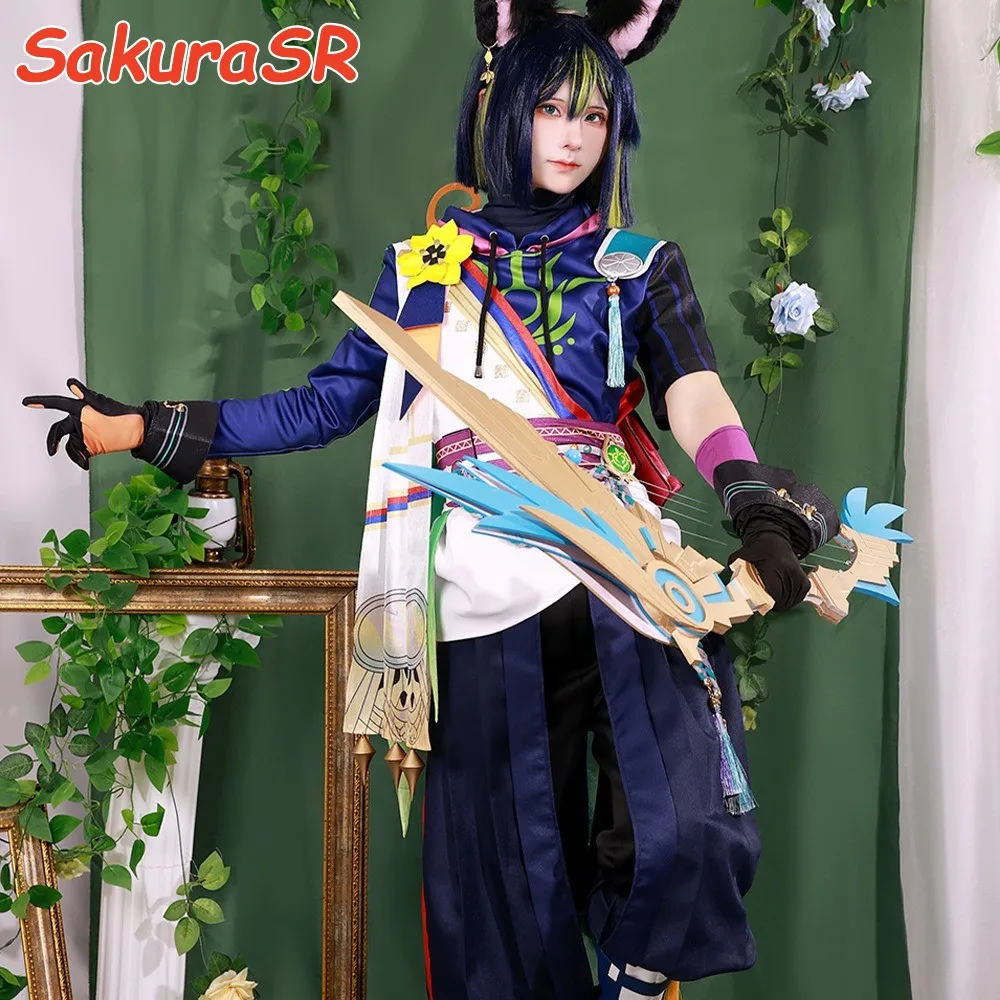 Косплей-костюм Game Genshin Impact toughnari для ролевых игр комикс с платьем искусственные