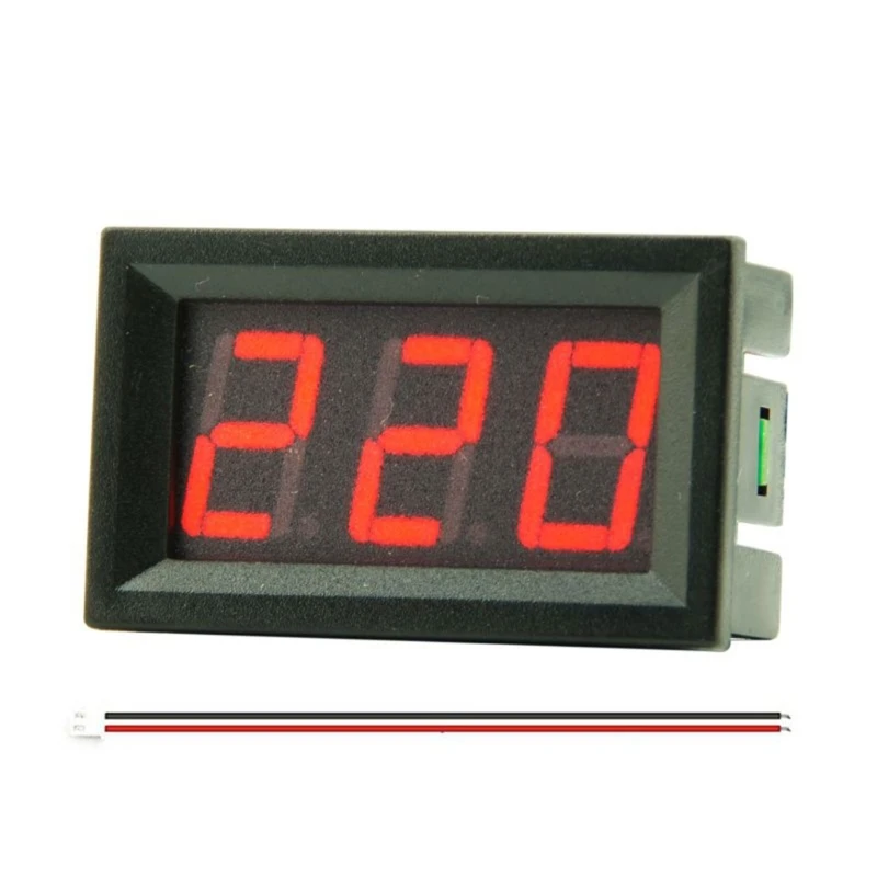

AC 50-500V Digital LED Display Voltage Meter Panel Universal AC 220 380V Voltmeter Voltage Tester Gauge with Power Cable