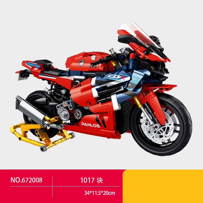 

Technical Japan Hondas Motorcycle CBR 1000RR RSP Building Block Motor Vehicle Model Steam Bricks Toy Collection For Boys Gifts