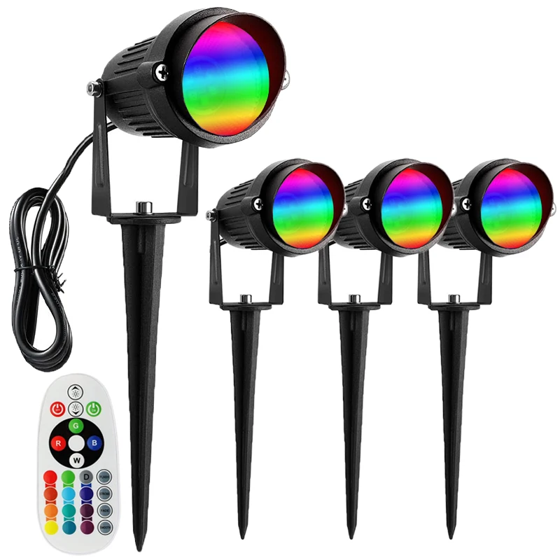 

Ландшафтное освещение Aesyzo RGB теплый белый 10Вт