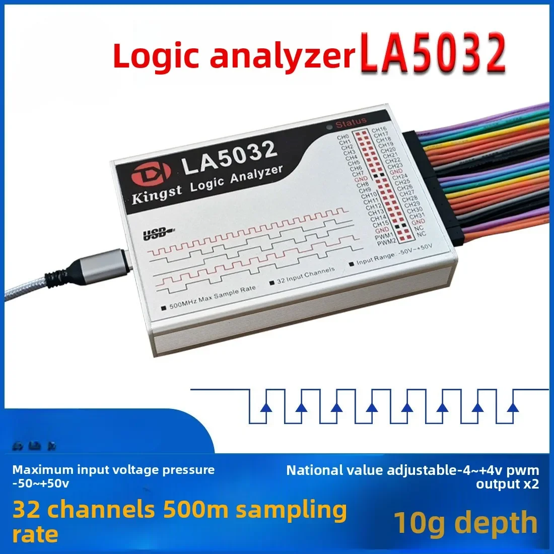 Стабильный логический анализатор LA1010 LA2016 LA5016 LA5032 с анализом протоколов и многоязычным переключением 007 (art.: 3920d8ef56072) - 3920d8ef56072