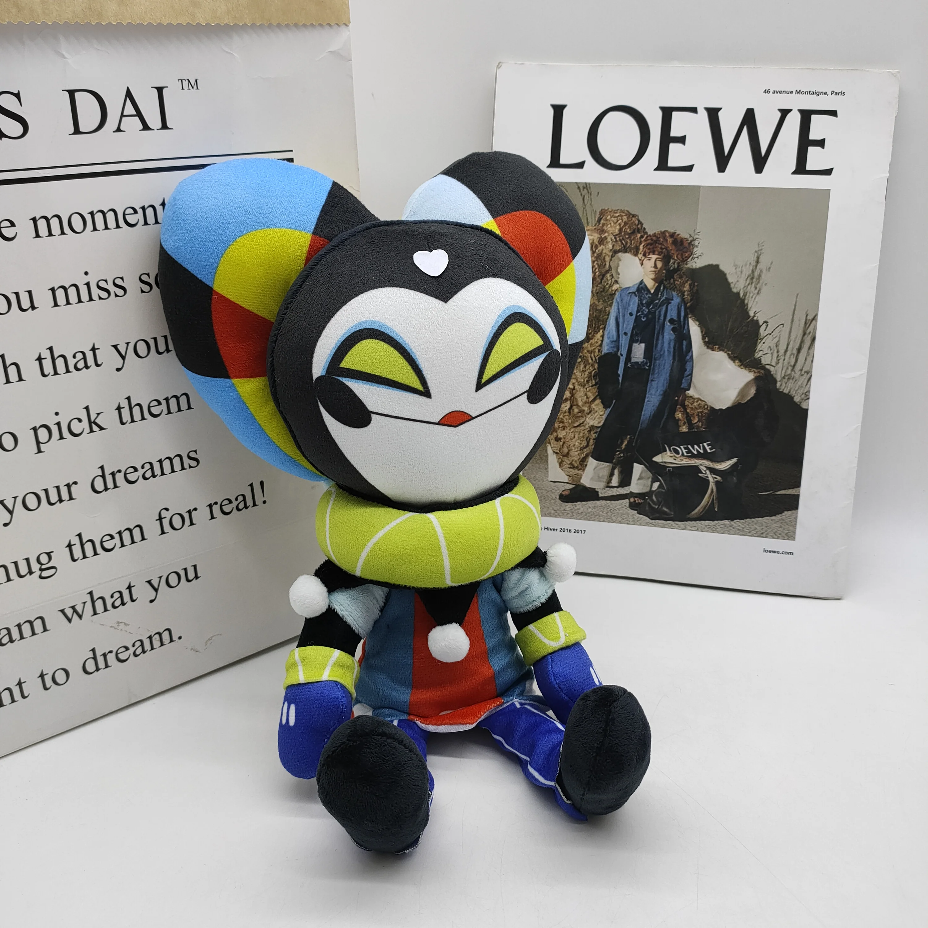 

Новинка 2023 г., плюшевая игрушка с изображением босса Helluva, плюшевая игрушка