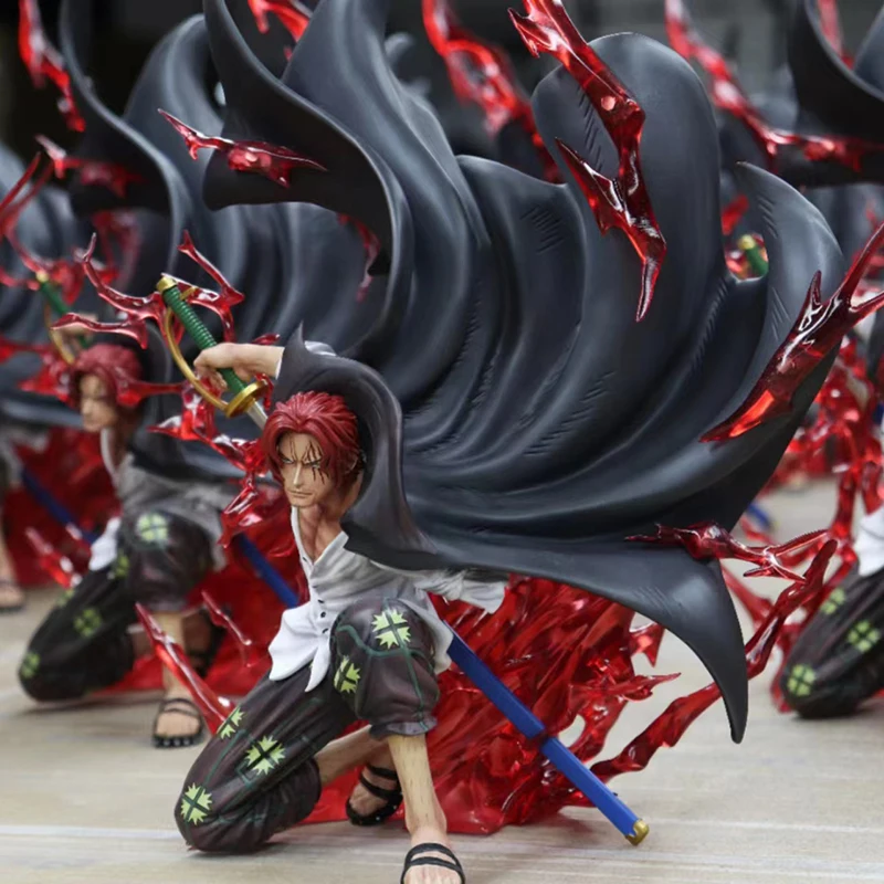 

35cm One MOC Piece Figure Chronicle Master Stars Plece Squatting The Shanks Action Figure Collection Model Toys