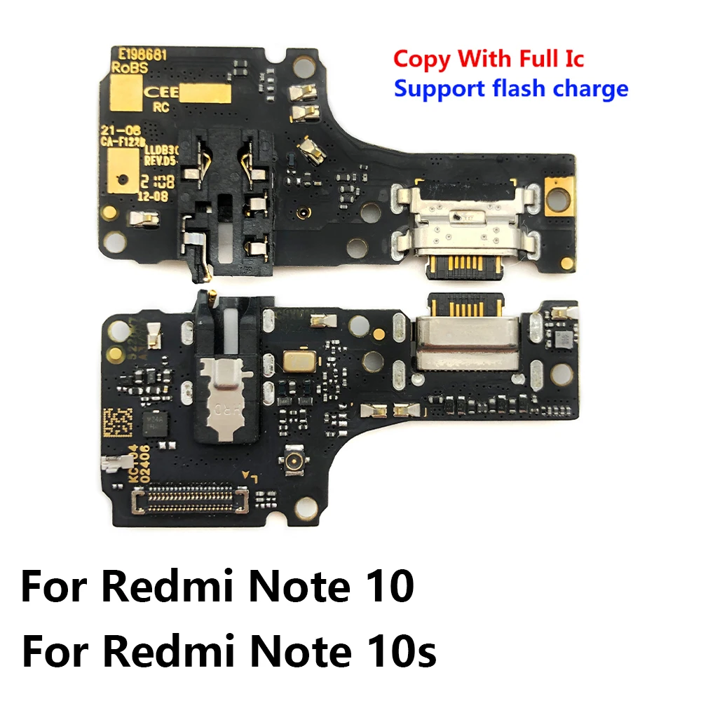 Плата с USB-портом для зарядки, гибкий кабельный разъем для Xiaomi Poco ...