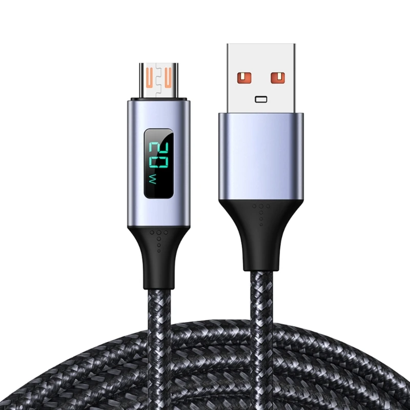 

USB 3A Fast Charging Cable and 480Mbps Data Sync Cable Cord Quick Charging USB A to Micro USB Cables for Smartphone