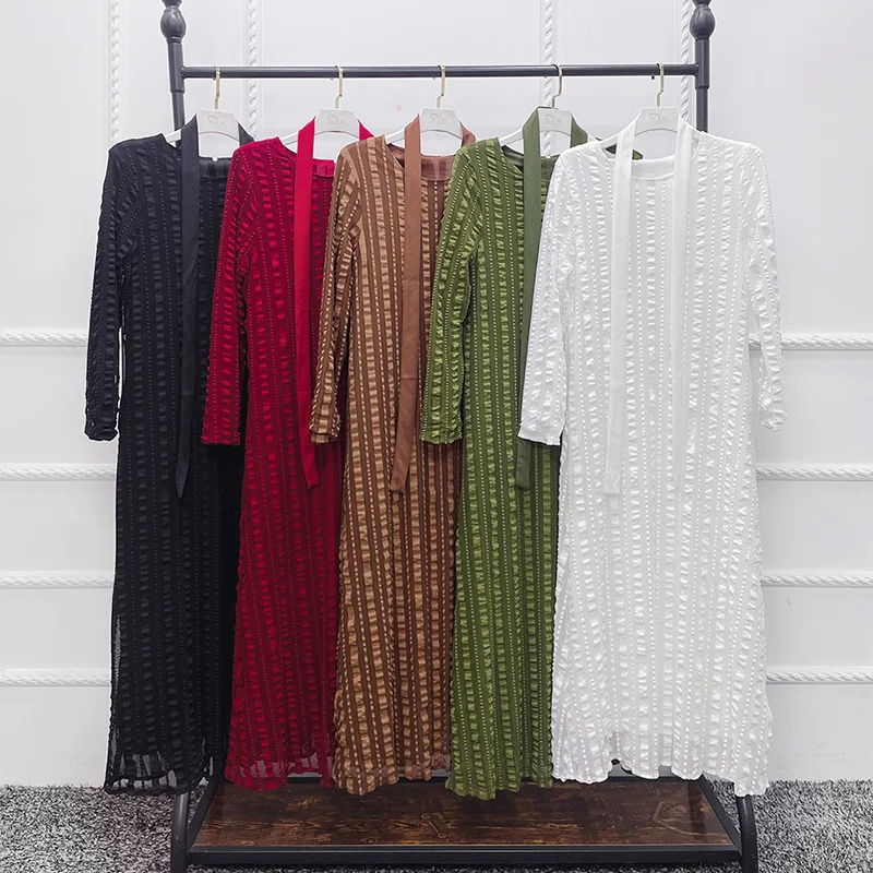 Islamic cardigan dress Israel Qatar dress Muslim women dress Arab Ramadan mosque prayer dress Turkey noble luxury dress