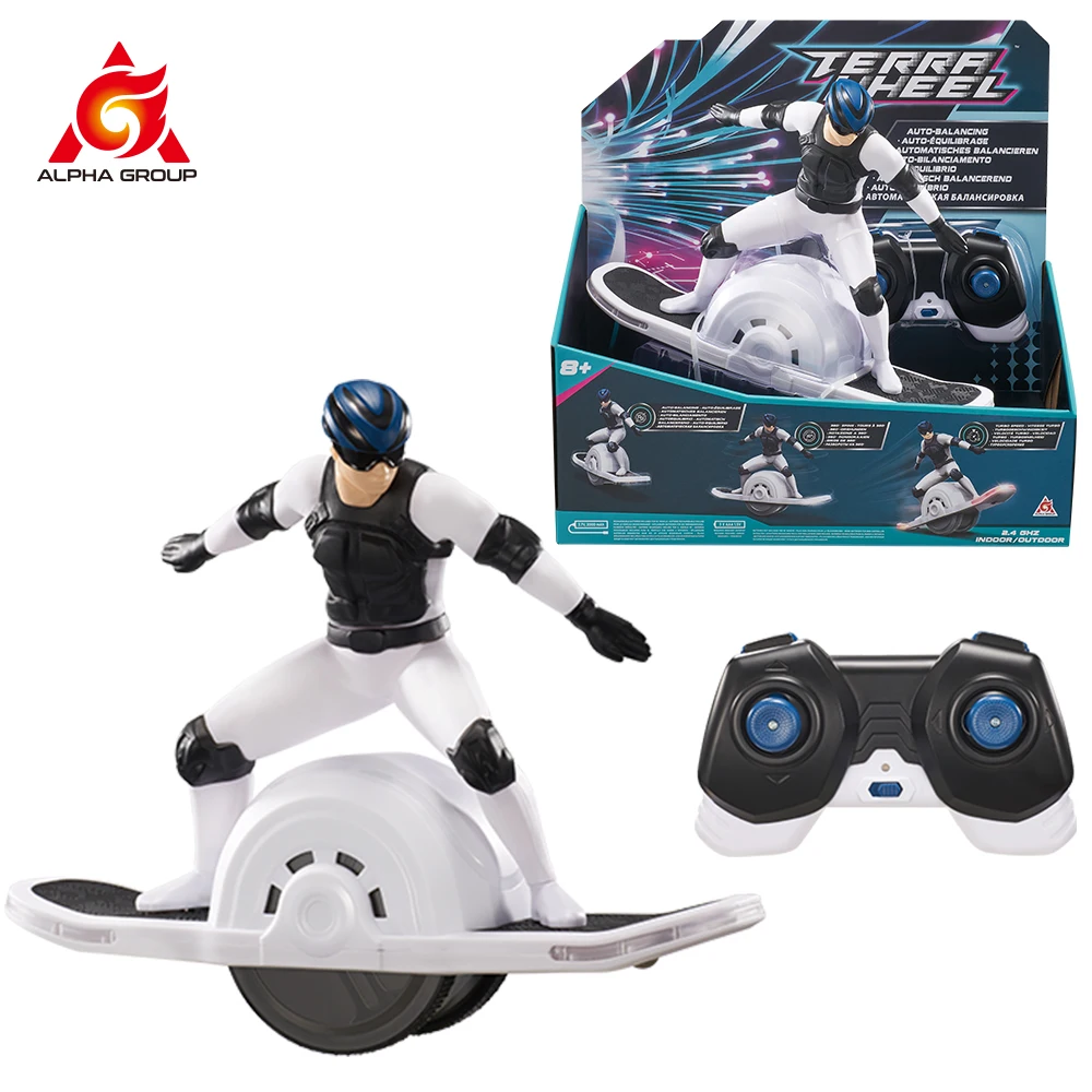 

Terra Wheel Hoverboard 25 cm Remote Control Toys 2.4 GHz Indoor/Outdoor Built-in Gyroscope 360° Stunts Boys/Girls Gift RC Toy