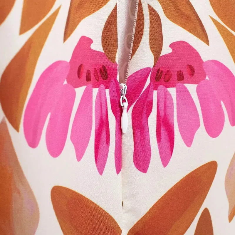 Женское платье макси SIYANG с ярким принтом v-образным вырезом и открытой спиной Vestige