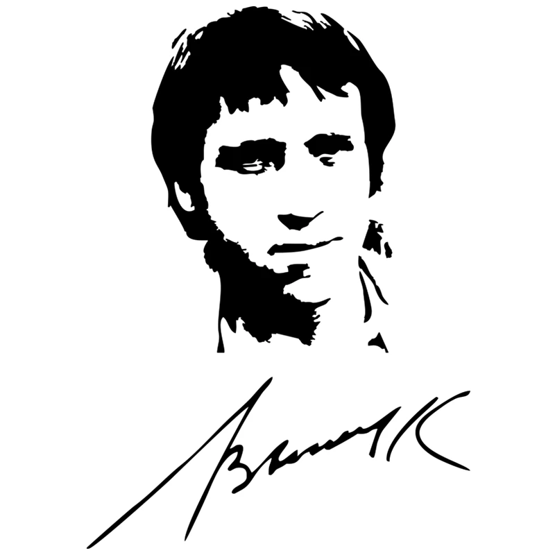 

Fashion Vladimir Semenovich Vysotsky Car Sticker Reflective Car Decal Waterproof Stickers on Rear Bumper Window Vinyl Die Cut