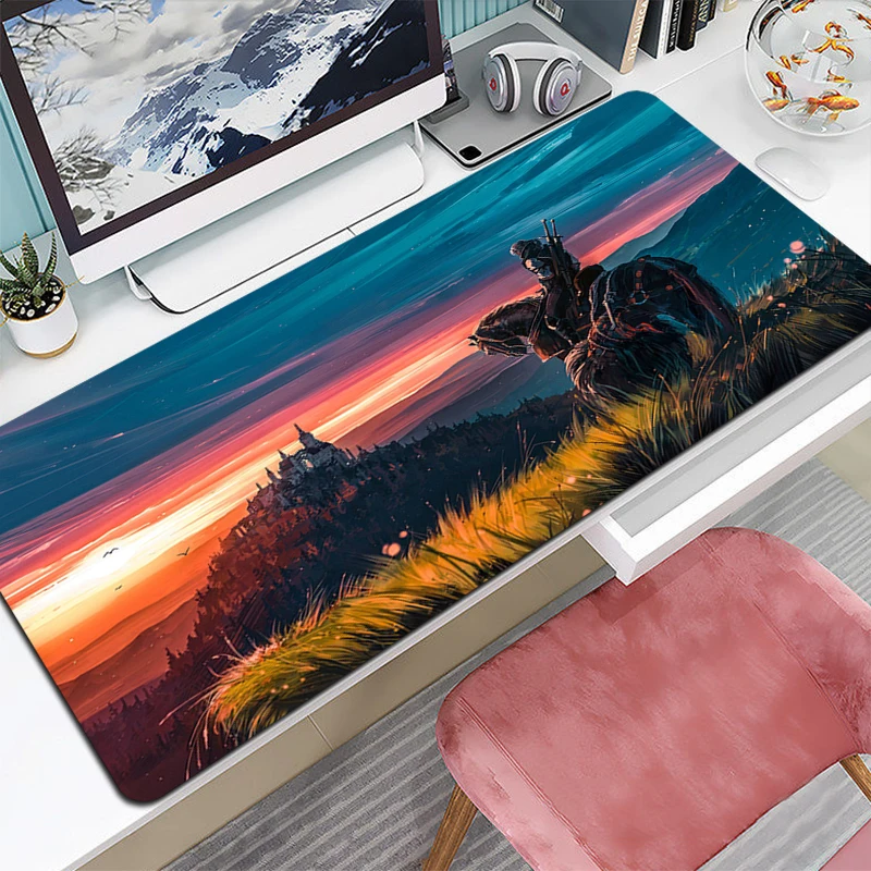

The Witchers Mouse Pad 900x400 Mause Xxl Mat Desktop Accessories Gaming Pc Mousepad Gamer Large Pads Computer Office Mats Anime