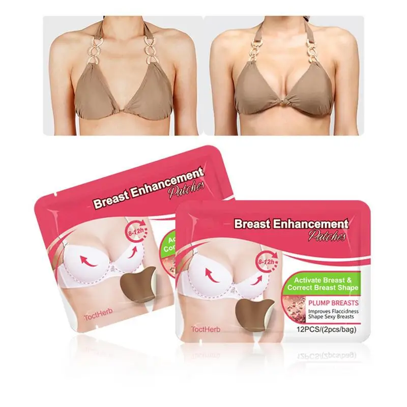 

Breast Patches For Sagging Chest Enhancer Enhancement Patch Breast Cover Augmentation Firming Pad 12pcs Improve Sagging Skin
