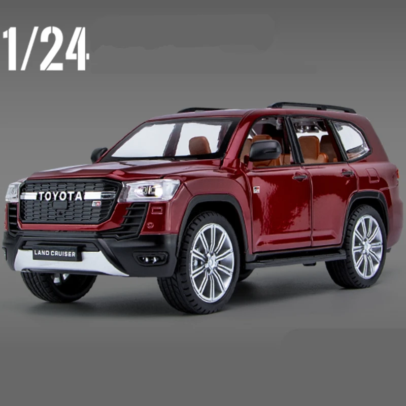 Коллекция 1/24 года модель автомобиля Toyota LAND CRUISER GT Prado SUV из сплава металлическая
