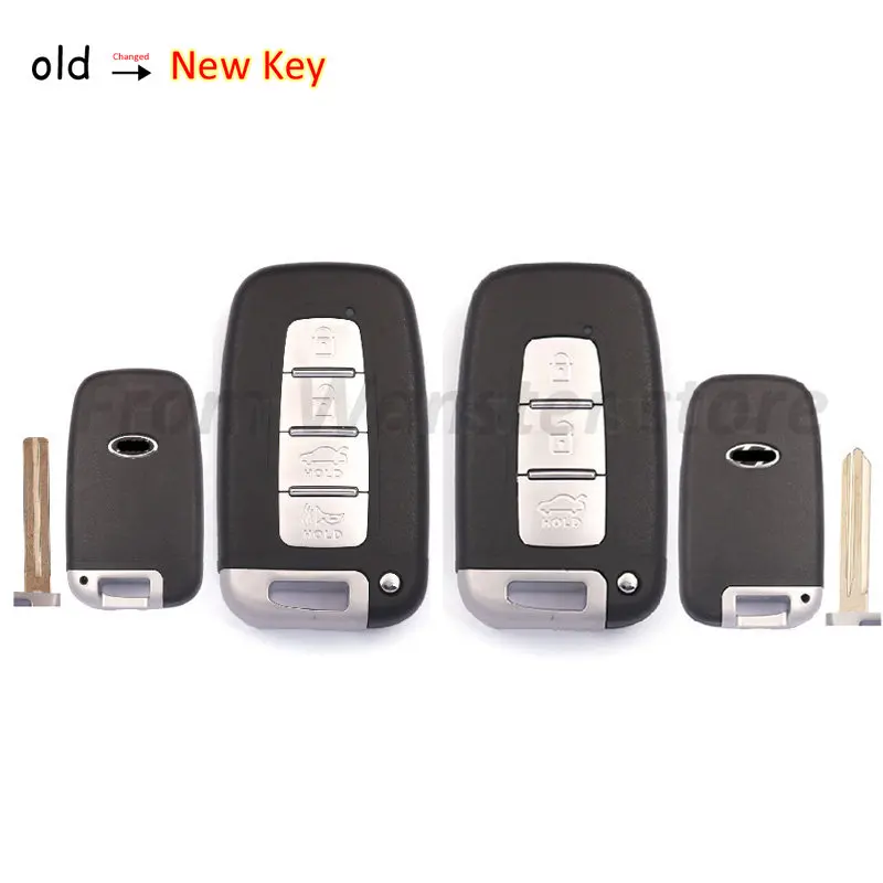 

New Car Key Housing Case Shell for KIA Soul Sportage Sorento Mohave K2 K5 Rio Optima Forte Cerato HYUNDAI Elantra Sonata Ix35