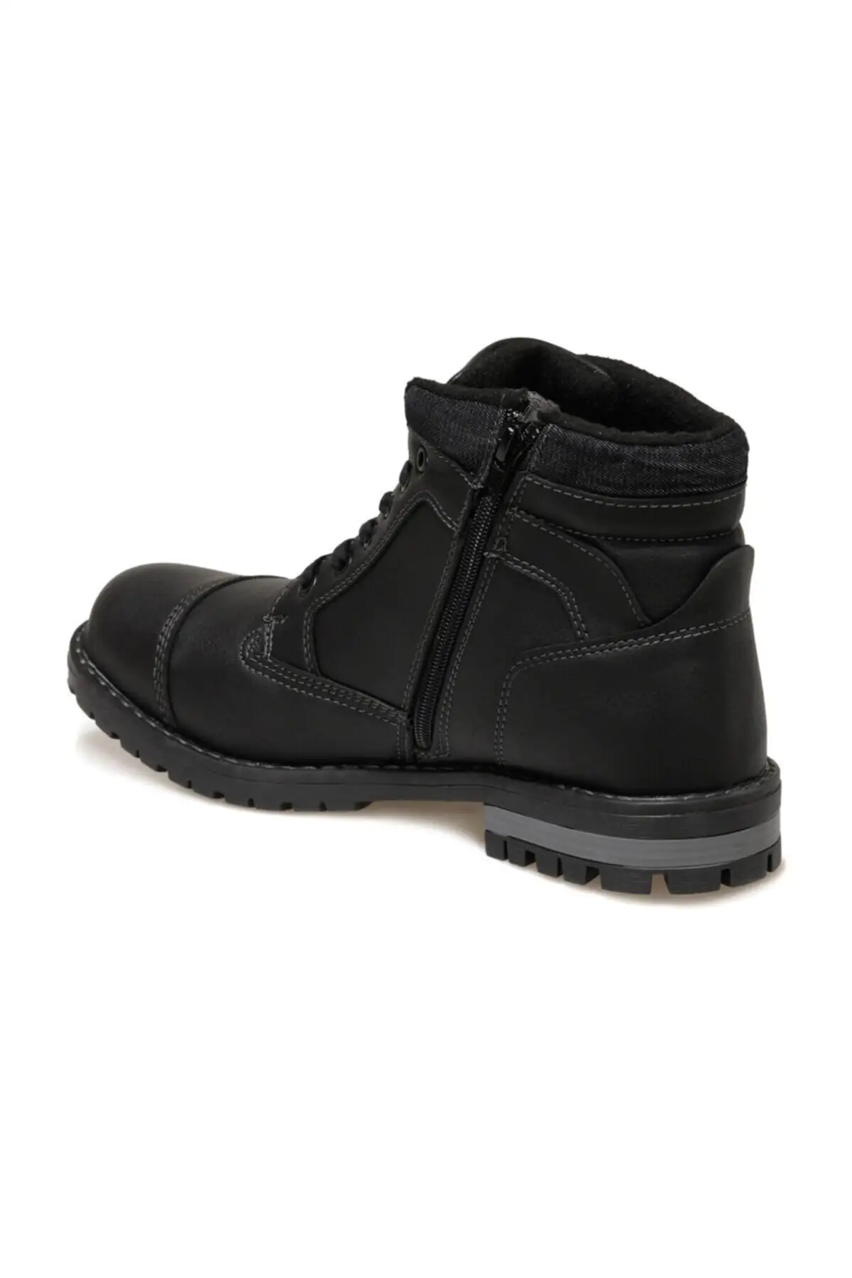 

Strom black Warm Safety Outdoor Casual Shoes Activities Hiking Boots Male Man High Quality Work Boots